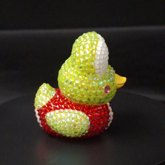 Keroppi Bling Rubber Duck, Hello Kitty Friends, Bedazzle Keroppi, Unique Gift - Picture 6 of 8